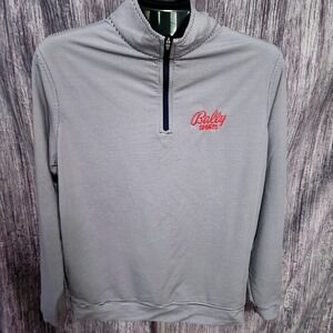 Peter Millar‎ Men's 1/4 Zip Shirt Striped Navy White Golf Casual Long Sleeve